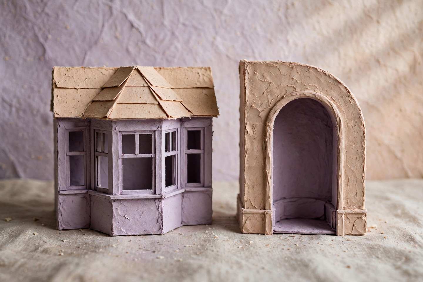 Bay window and curved doorway models